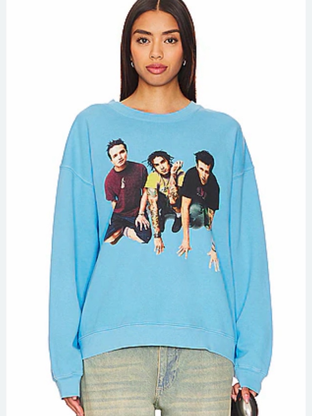 Daydreamer Blink 182 Photo Crew in Ultra Blue SIZE Small